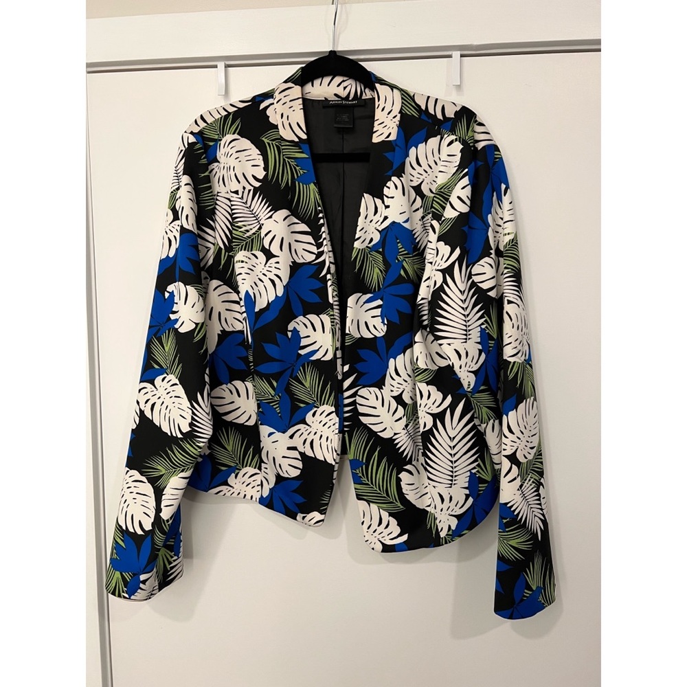 Ashley Stewart Tropical Open Blazer in Sz 22/24